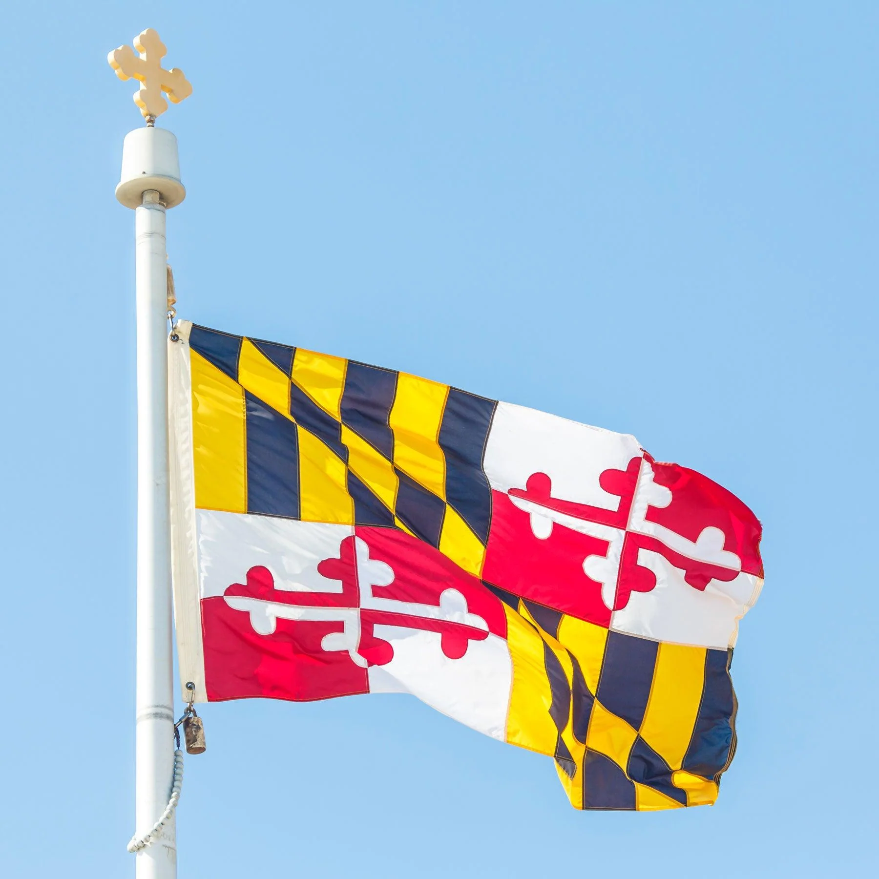 Maryland State Flag Made in USA – Heavy Duty Nylon - Image 3