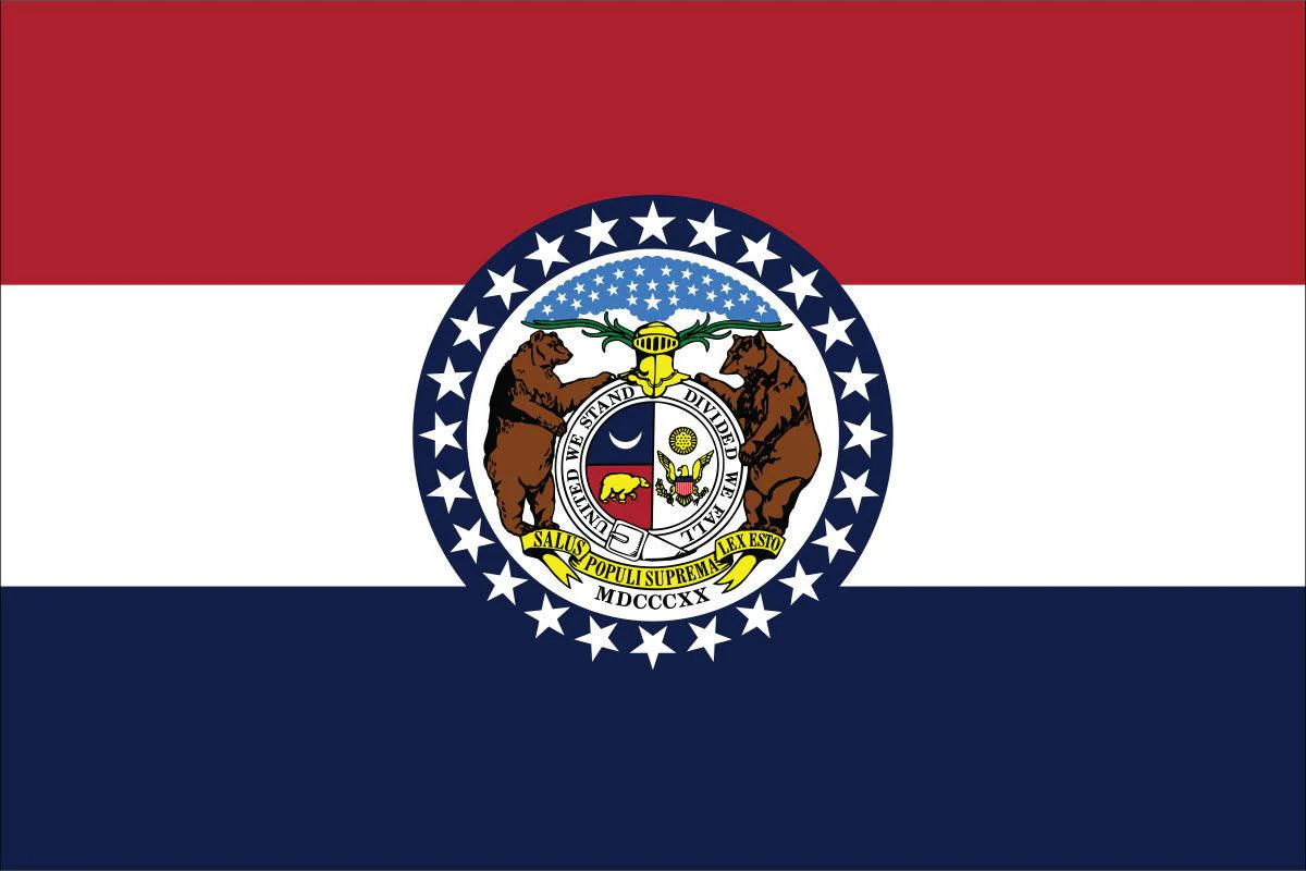 Missouri State Flag Made in USA – Heavy Duty Nylon - Image 2