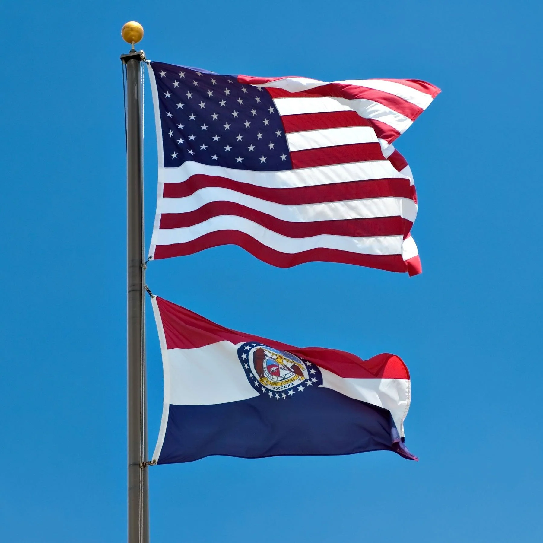 Missouri State Flag Made in USA – Heavy Duty Nylon - Image 3