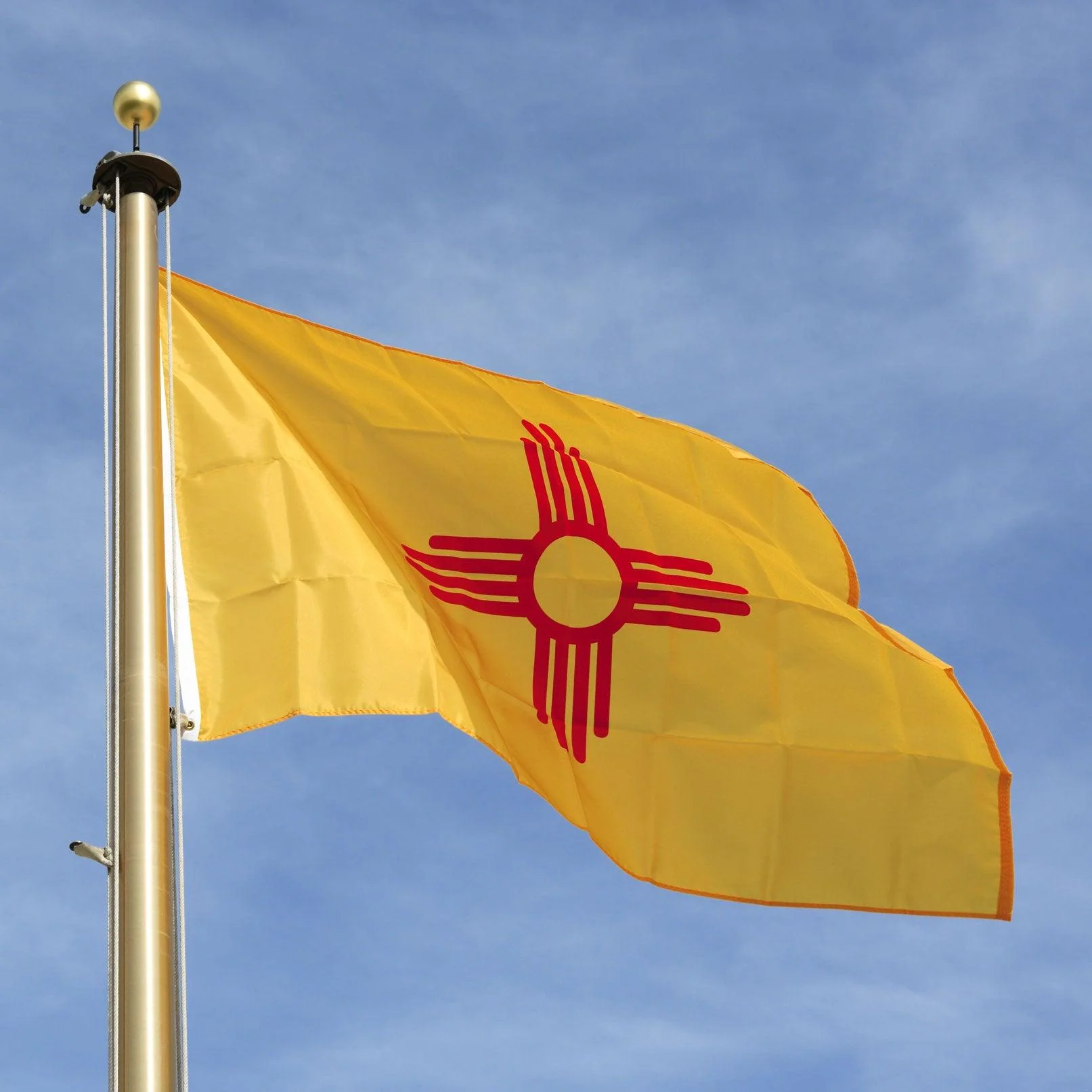 New Mexico State Flag Made in USA – Heavy Duty Nylon - Image 3