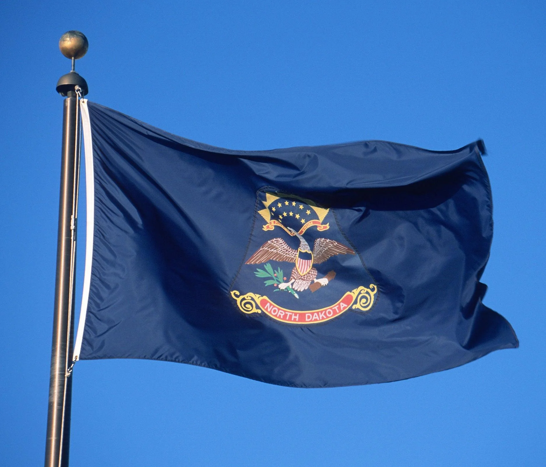 North Dakota State Flag Made in USA – Heavy Duty Nylon - Image 3