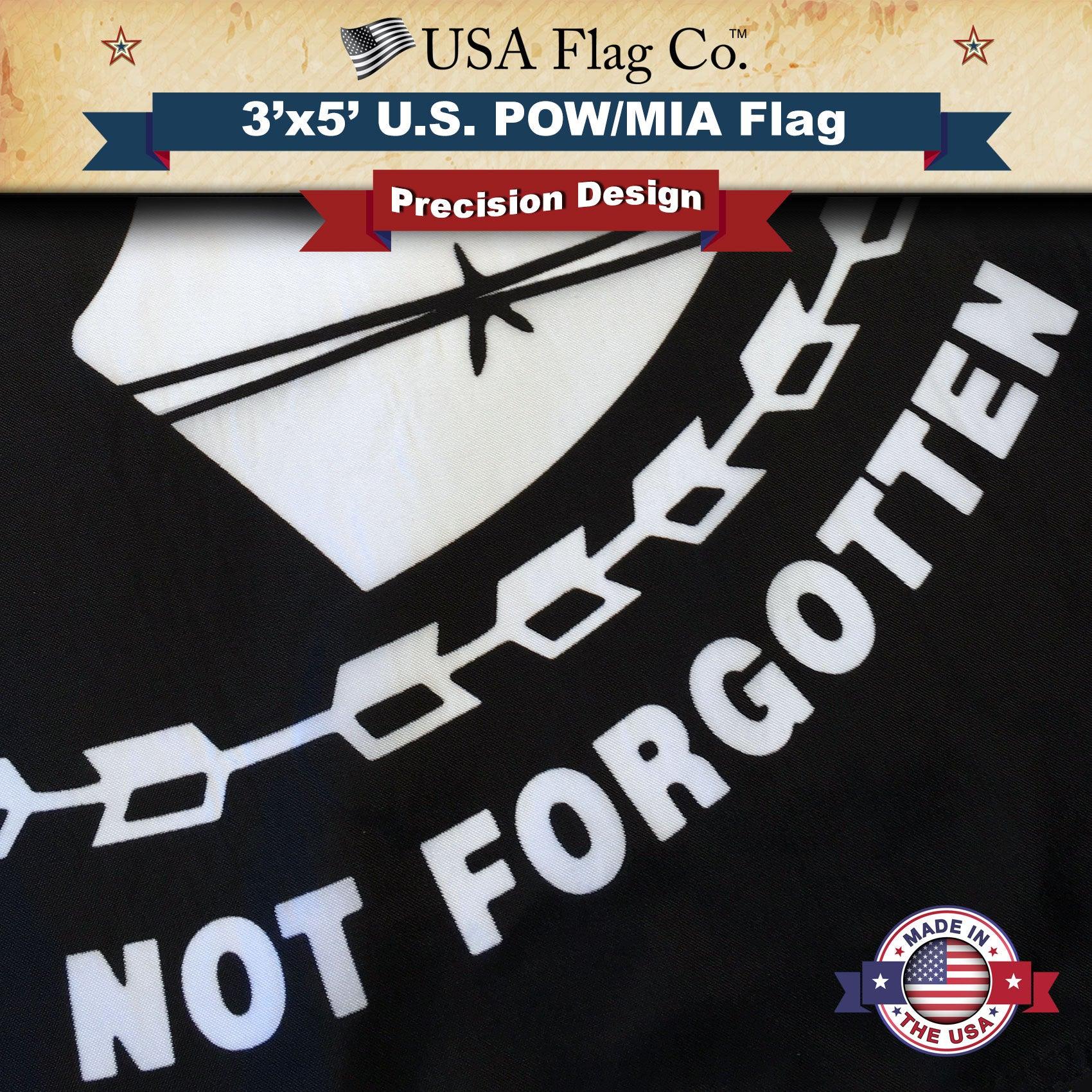 Official POW MIA Flag Made in USA - Image 3