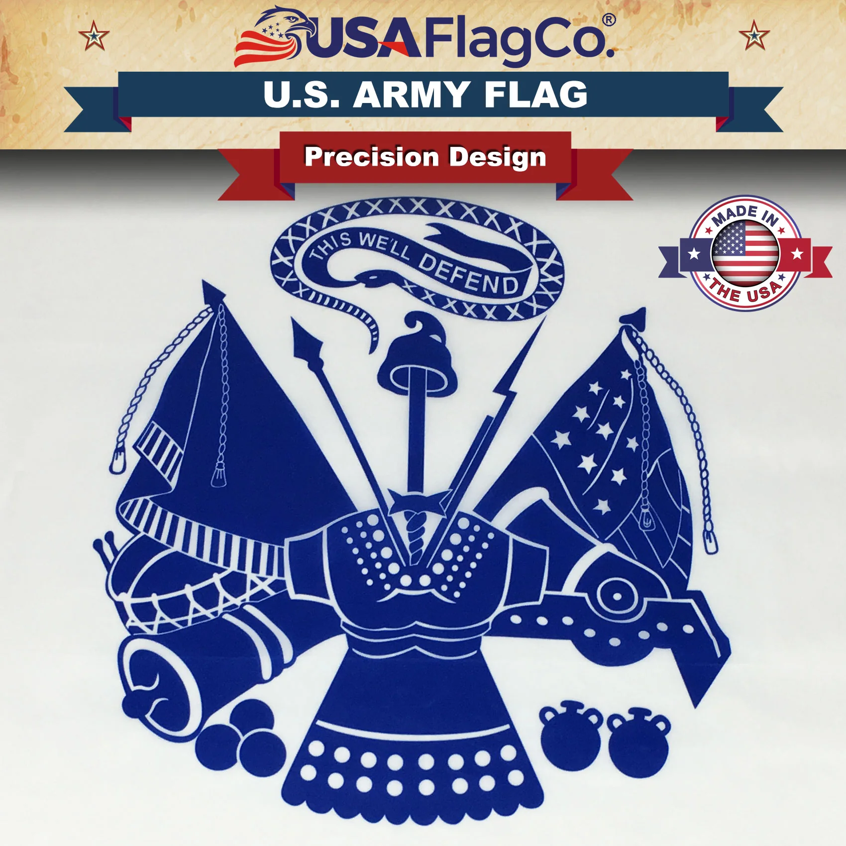 Official US Army Flag Made in USA - Image 5