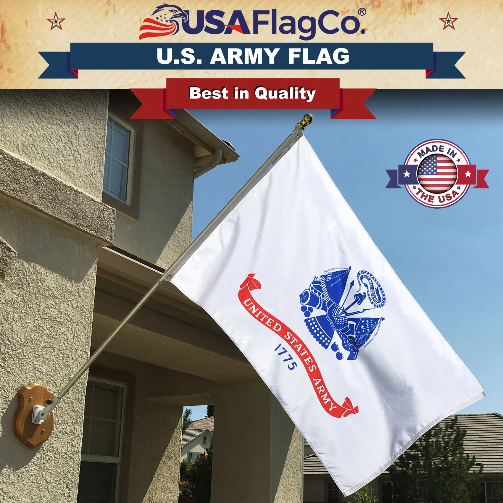 Official US Army Flag Made in USA - Image 6