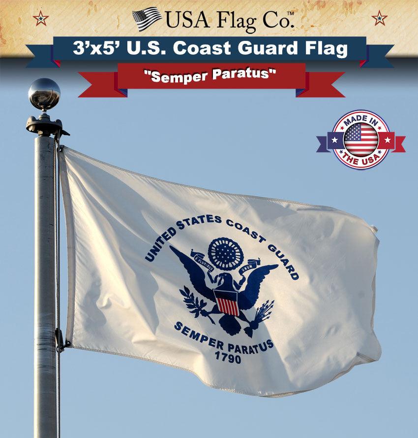 Official US Coast Guard Flag Made in USA - Image 5