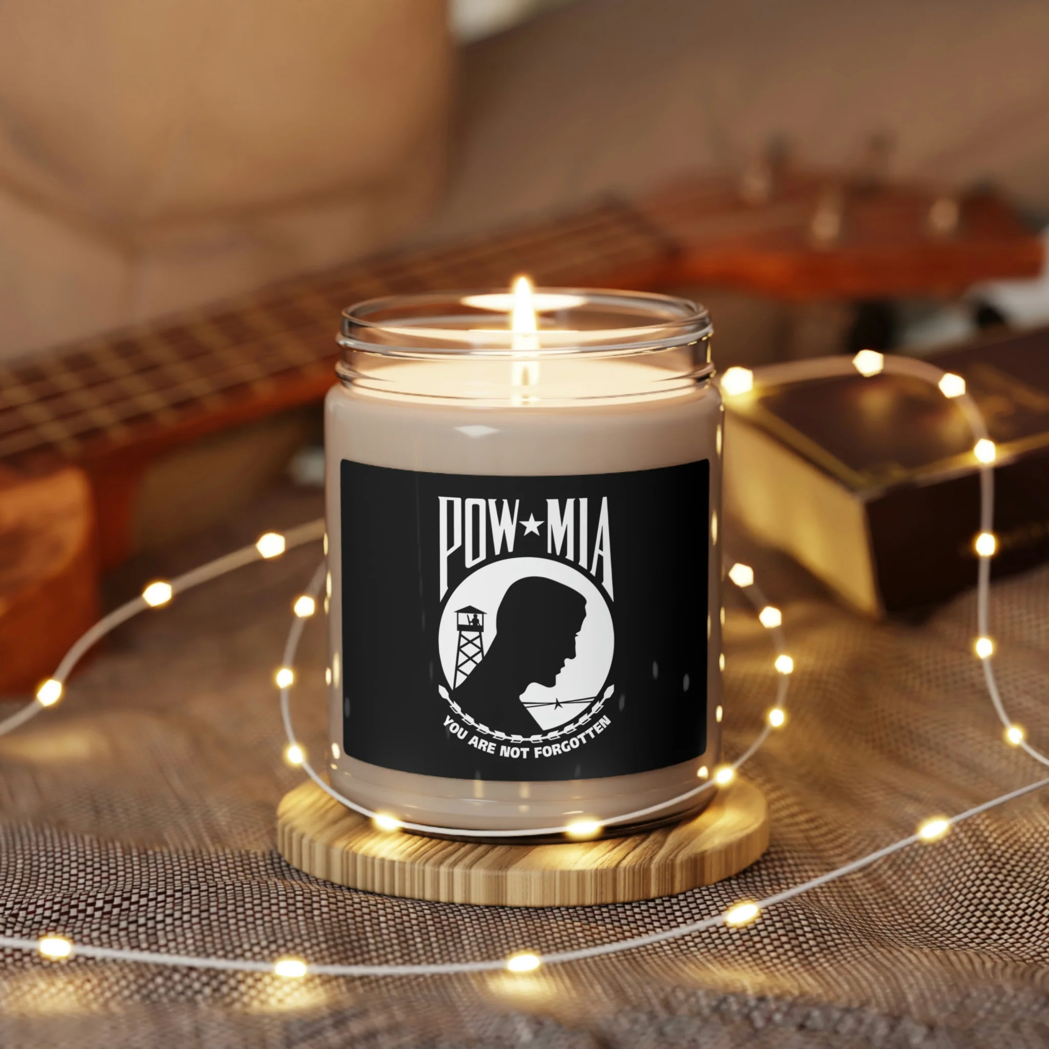 POW-MIA Flag Scented Soy Candle, 9oz - Image 23