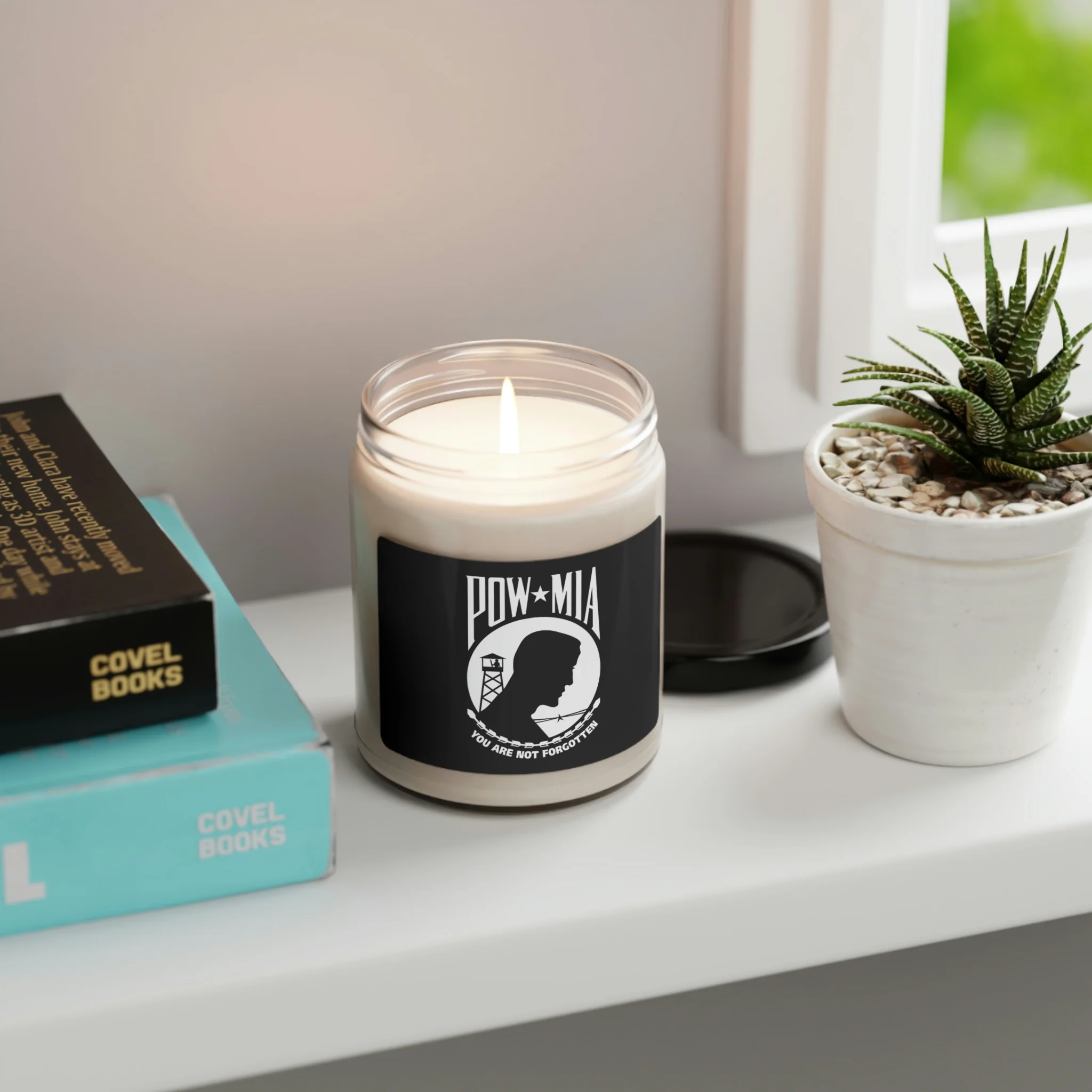 POW-MIA Flag Scented Soy Candle, 9oz - Image 9
