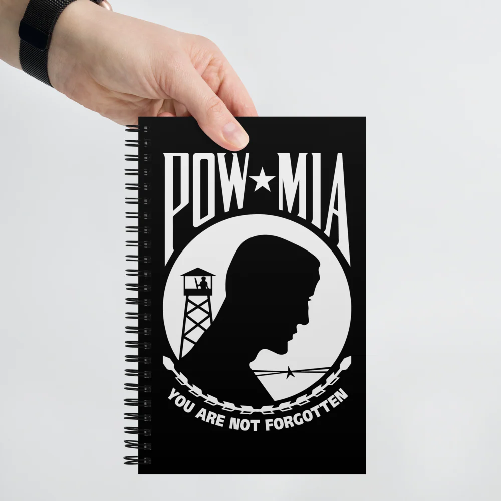 POW-MIA Flag Spiral Notebook - Image 7
