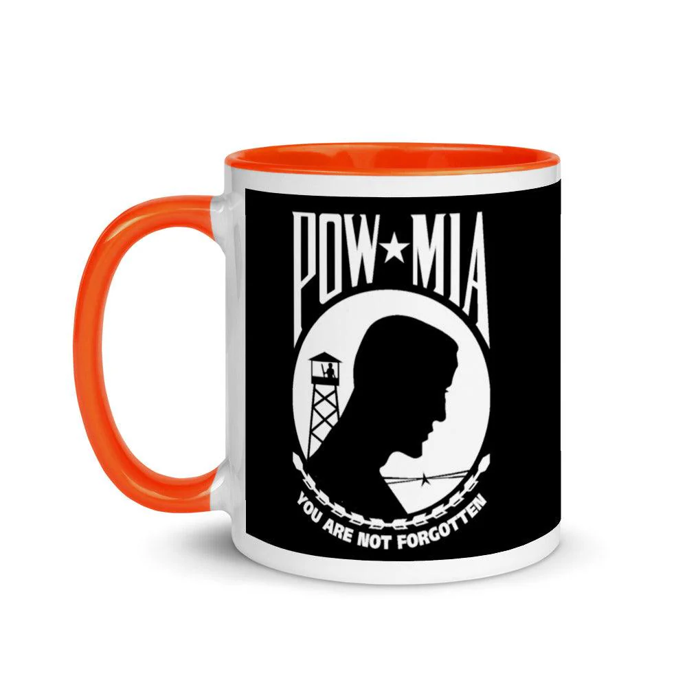 POW MIA Mug - 11 oz. Black Mug - Image 9