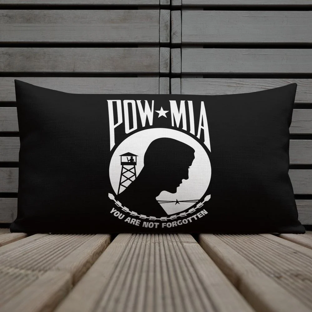 POW MIA Premium Throw Pillows - Image 11