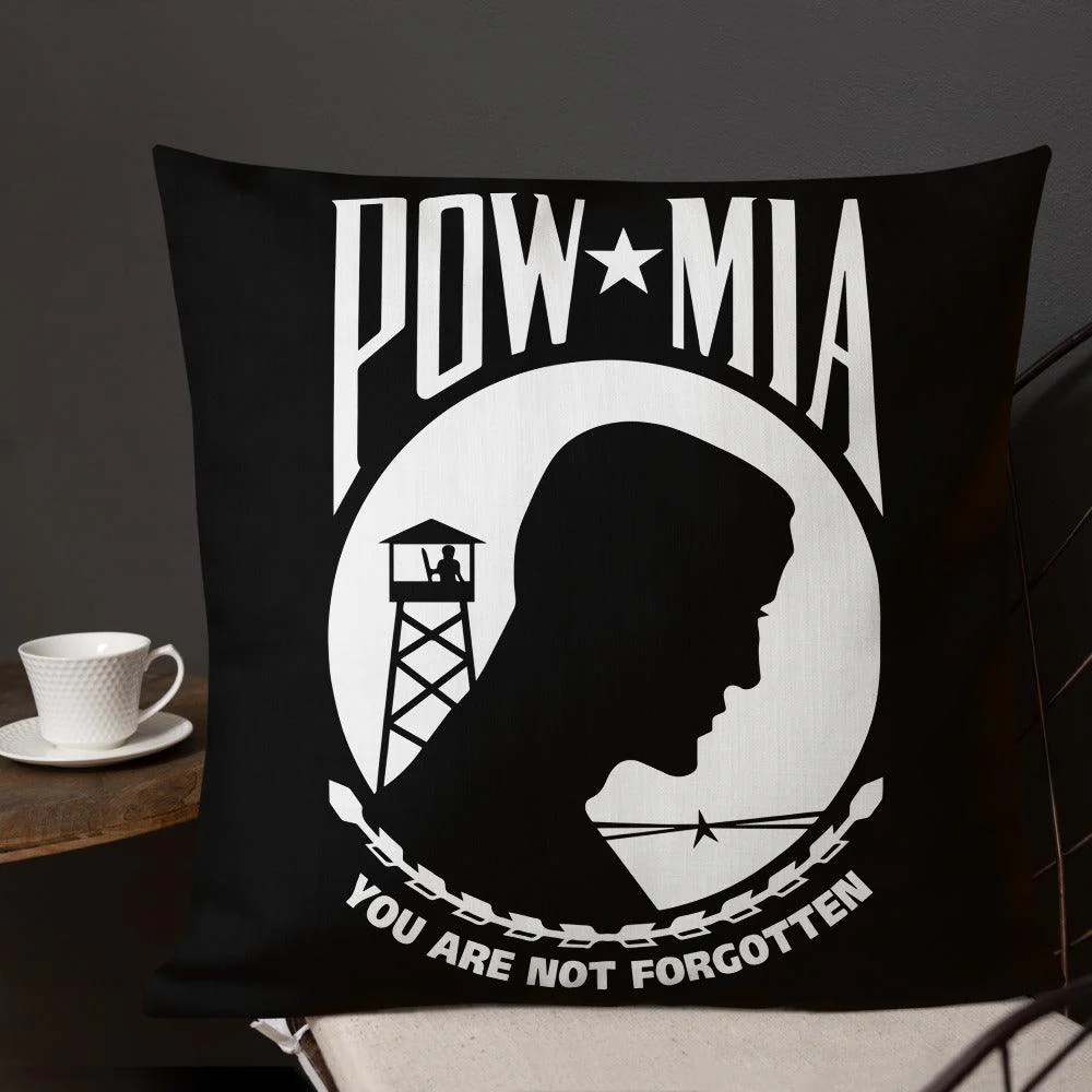 POW MIA Premium Throw Pillows - Image 12