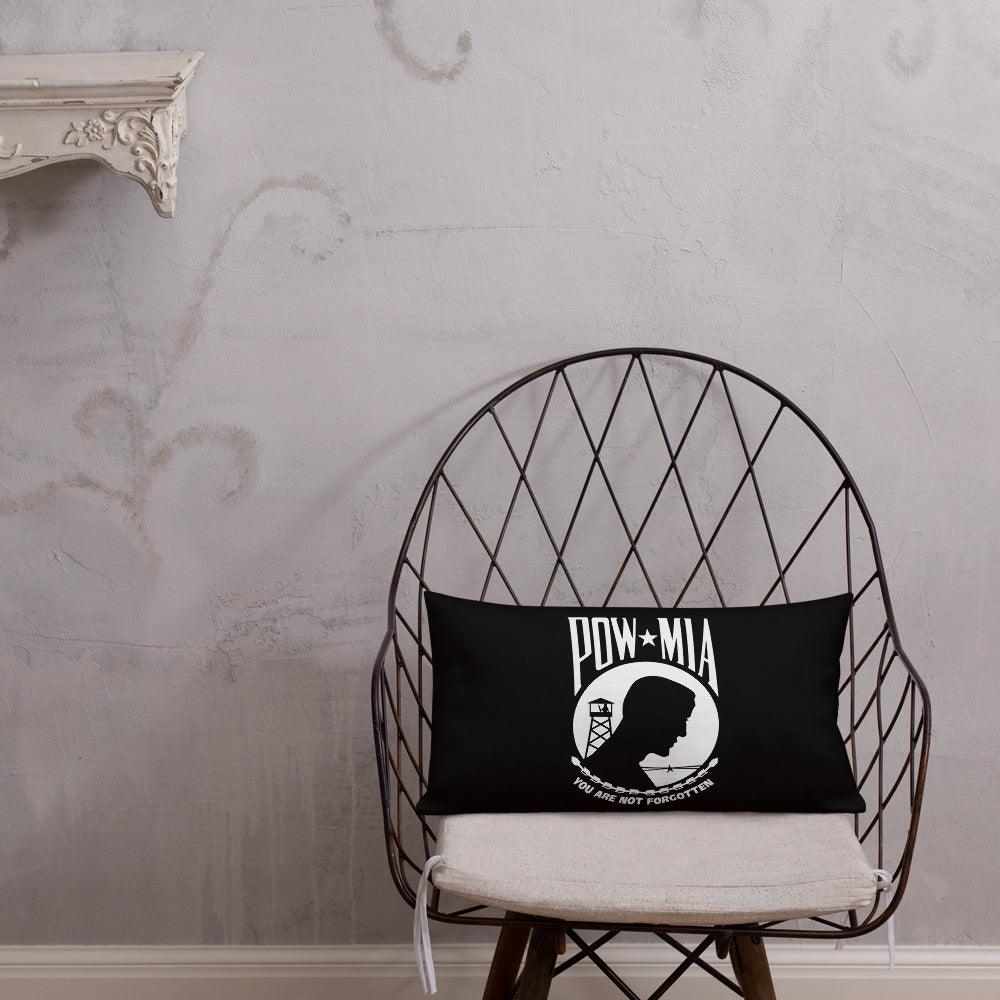 POW MIA Premium Throw Pillows - Image 5