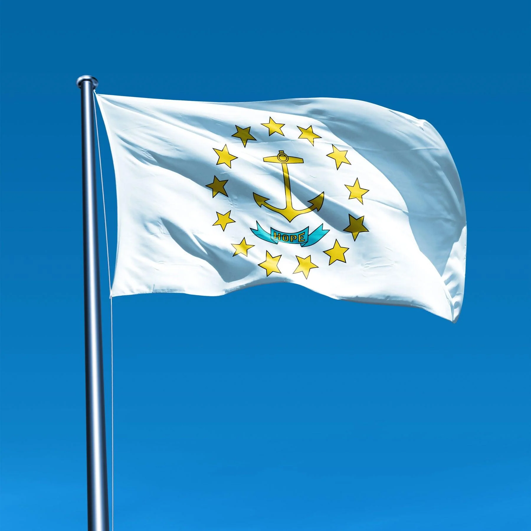 Rhode Island State Flag Made in USA – Heavy Duty Nylon - Image 3