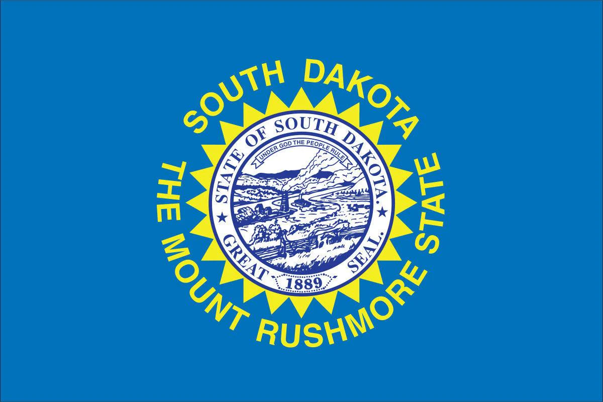 South Dakota State Flag Made in USA – Heavy Duty Nylon - Image 2