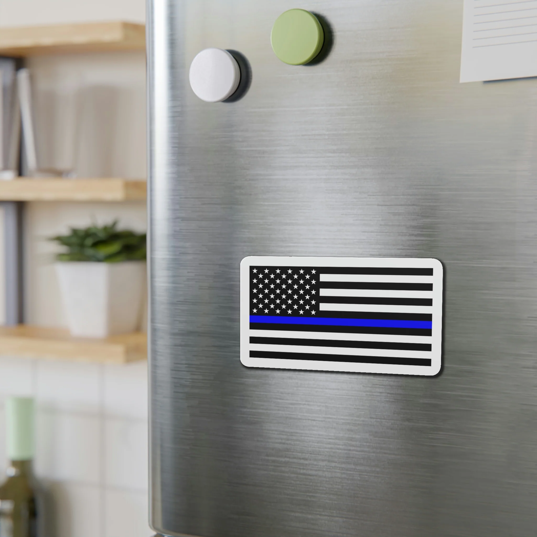 Thin Blue Line Flag Magnet - Image 12