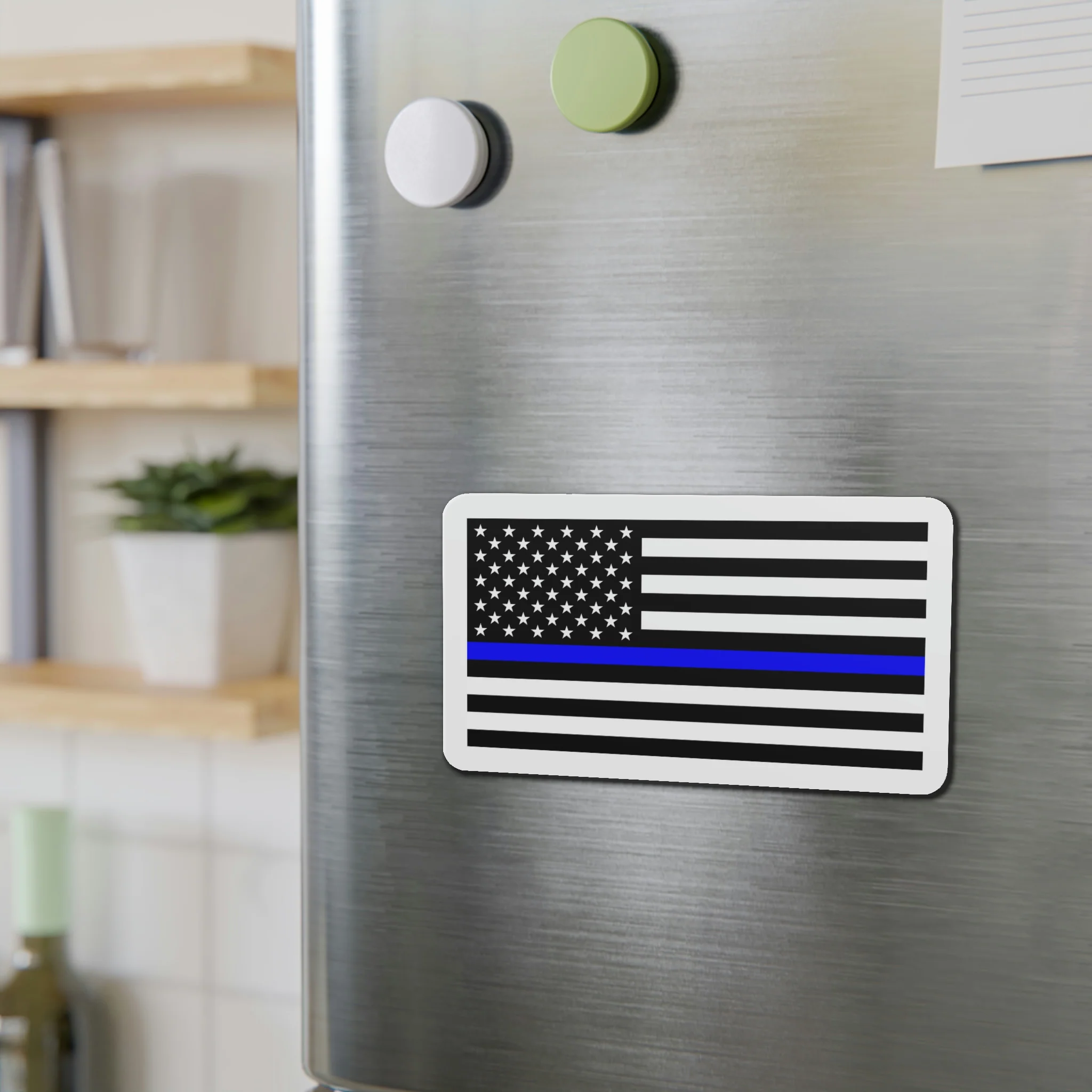 Thin Blue Line Flag Magnet - Image 15