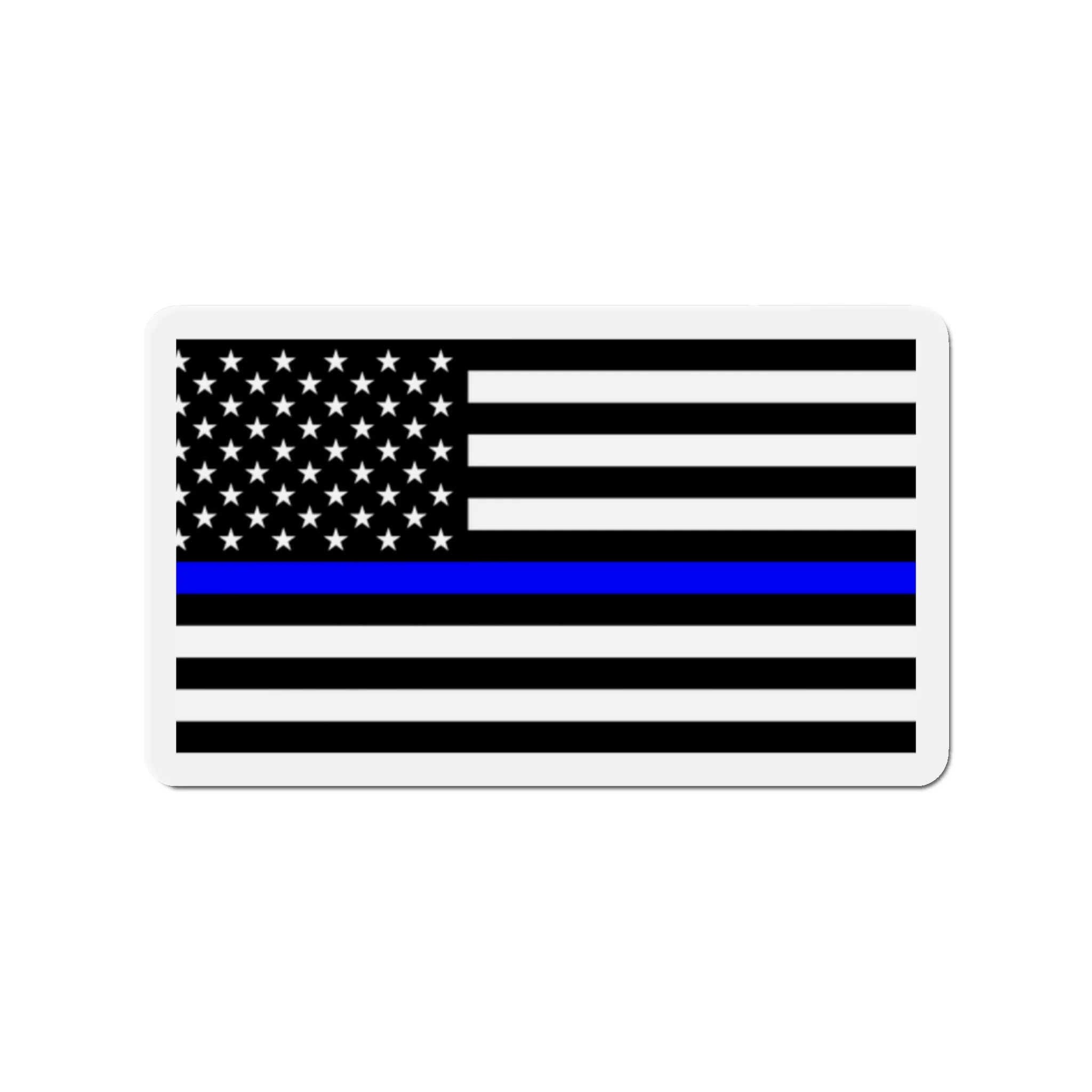 Thin Blue Line Flag Magnet - Image 4