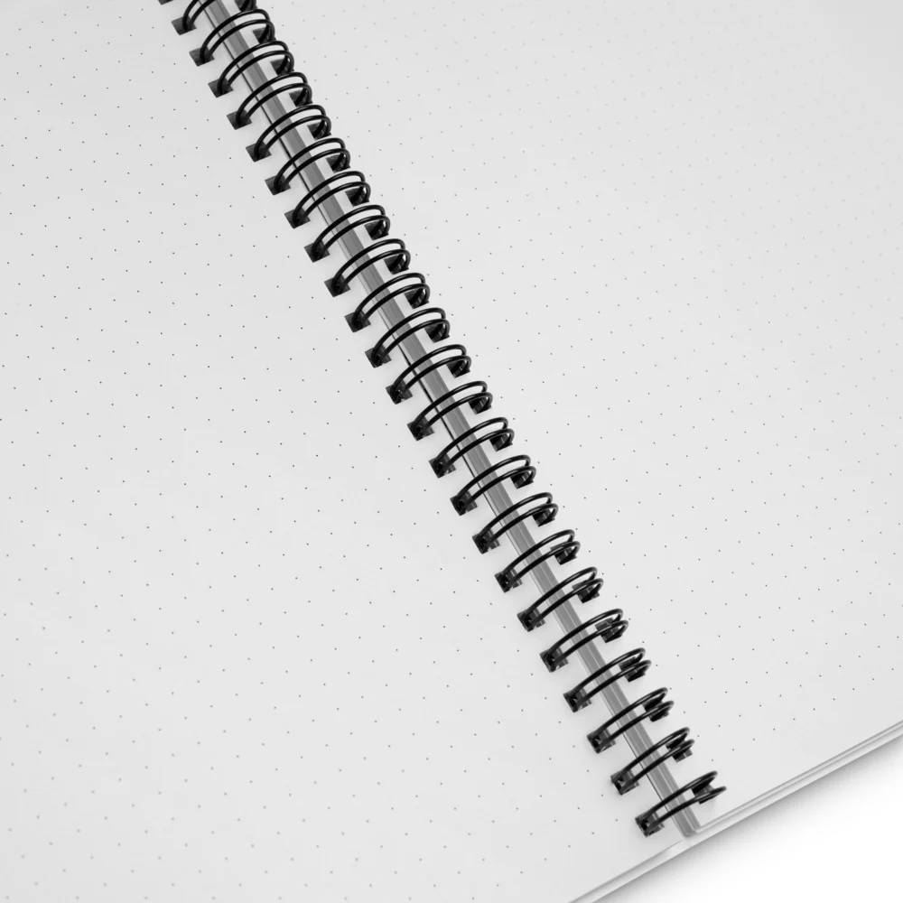 Thin Blue Line Flag Spiral Notebook - Image 5