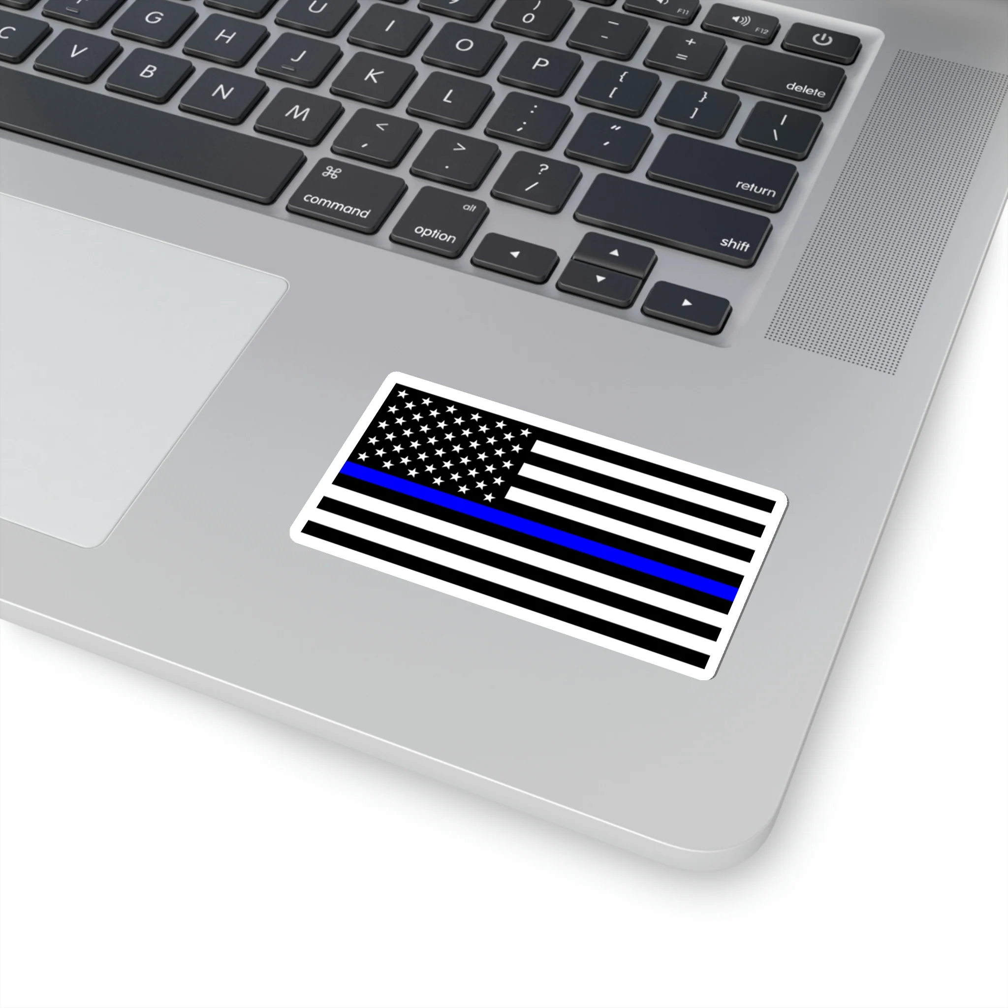 Thin Blue Line Flag Sticker - Image 11