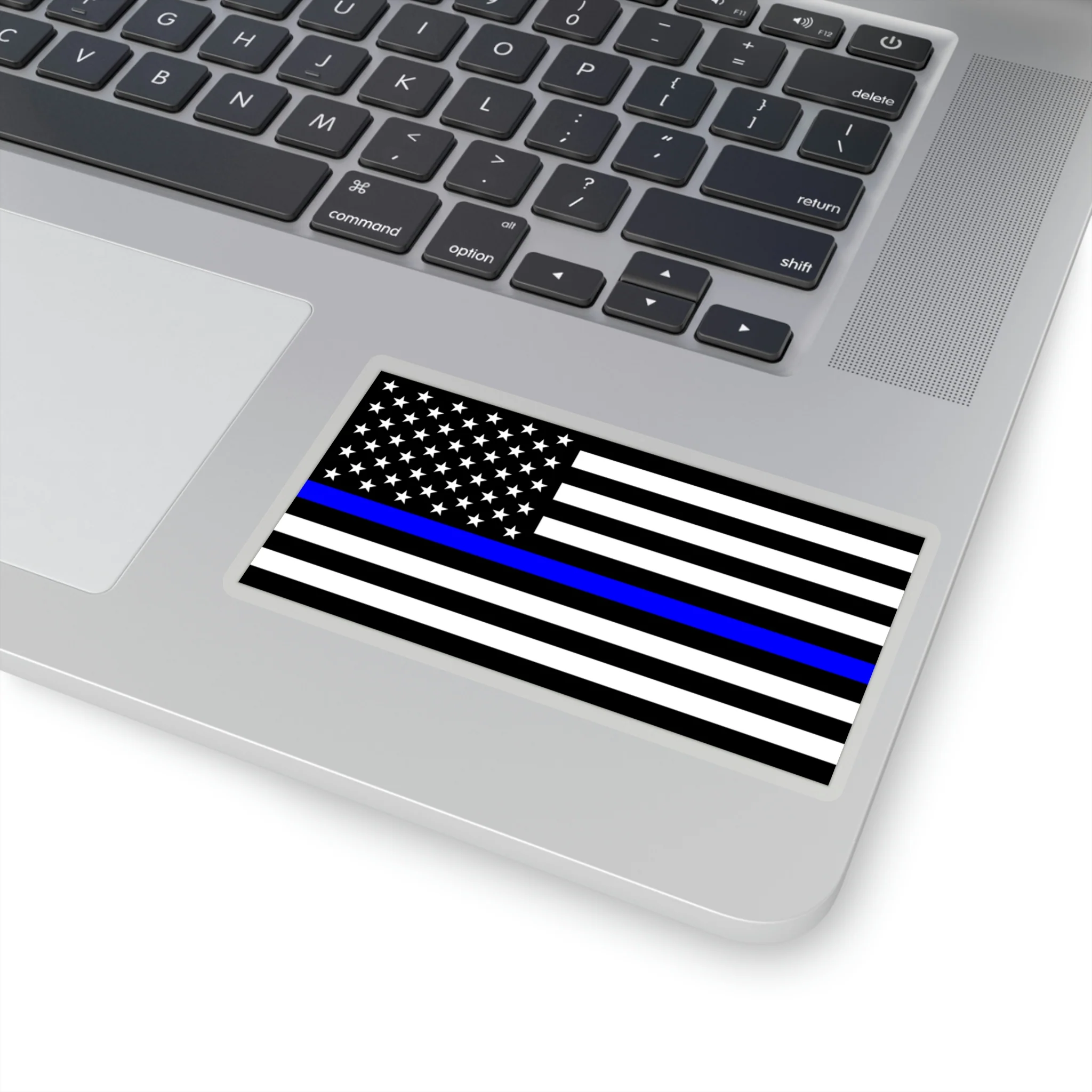 Thin Blue Line Flag Sticker - Image 13