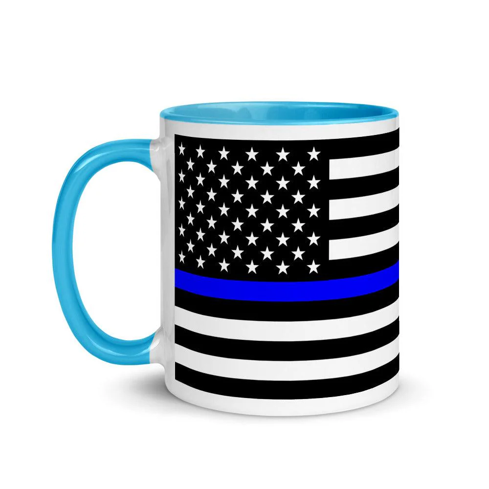 Thin Blue Line Mug - 11 oz. - Image 12