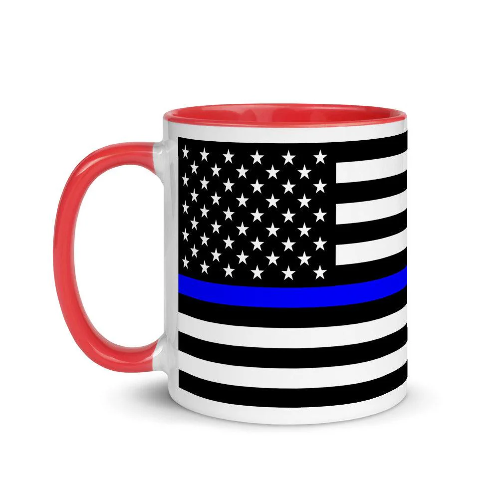 Thin Blue Line Mug - 11 oz. - Image 6