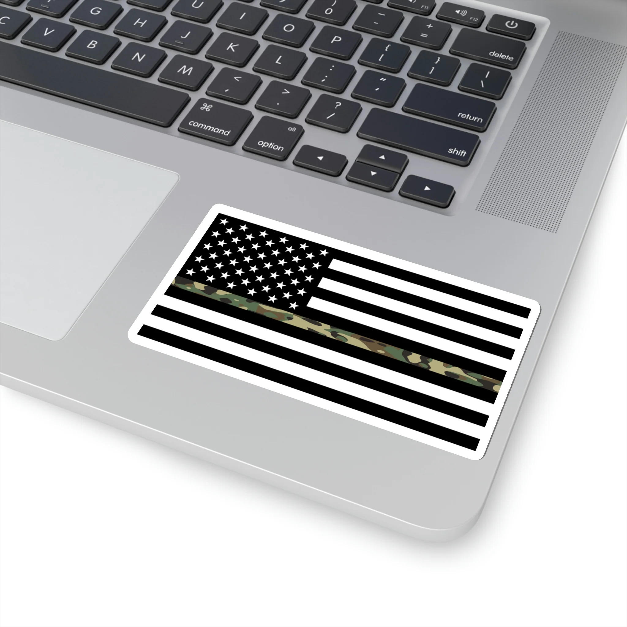 Thin Camo Line Flag Sticker - Image 16