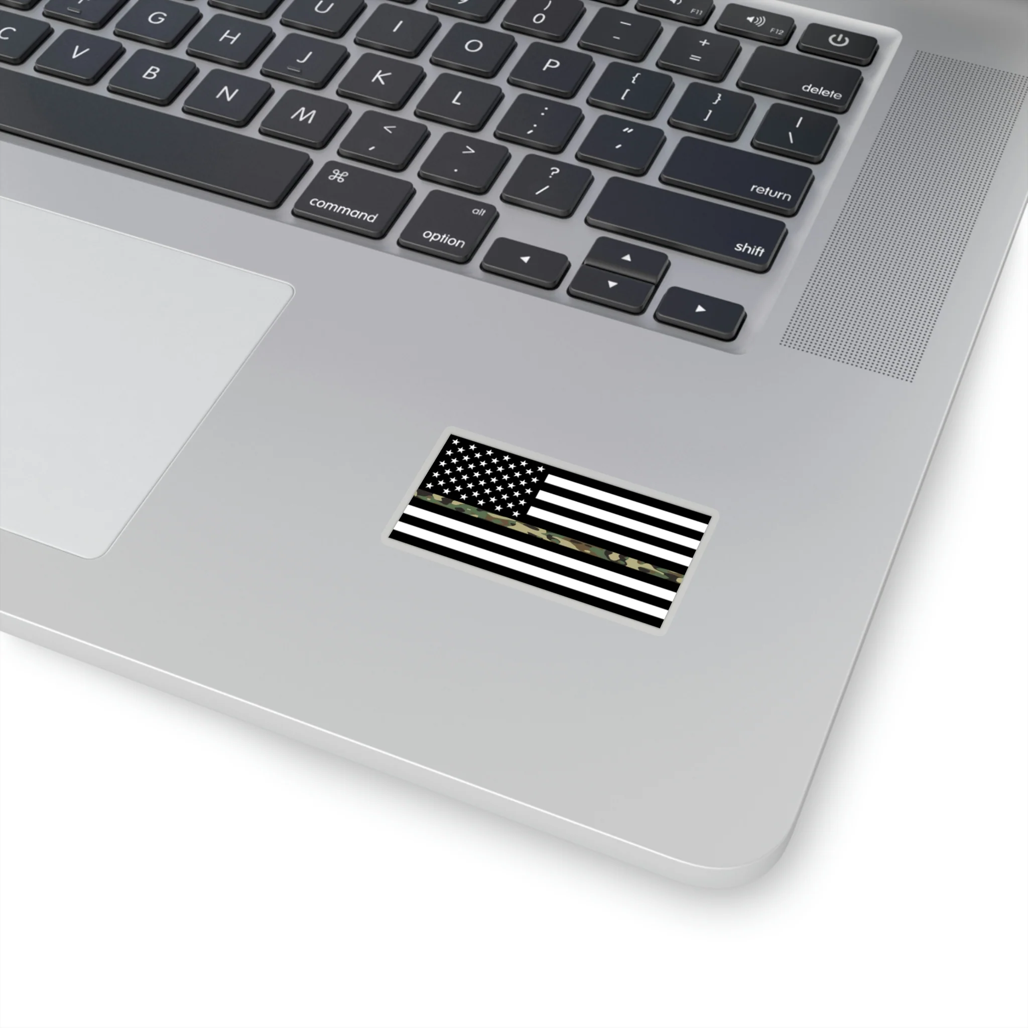 Thin Camo Line Flag Sticker - Image 6