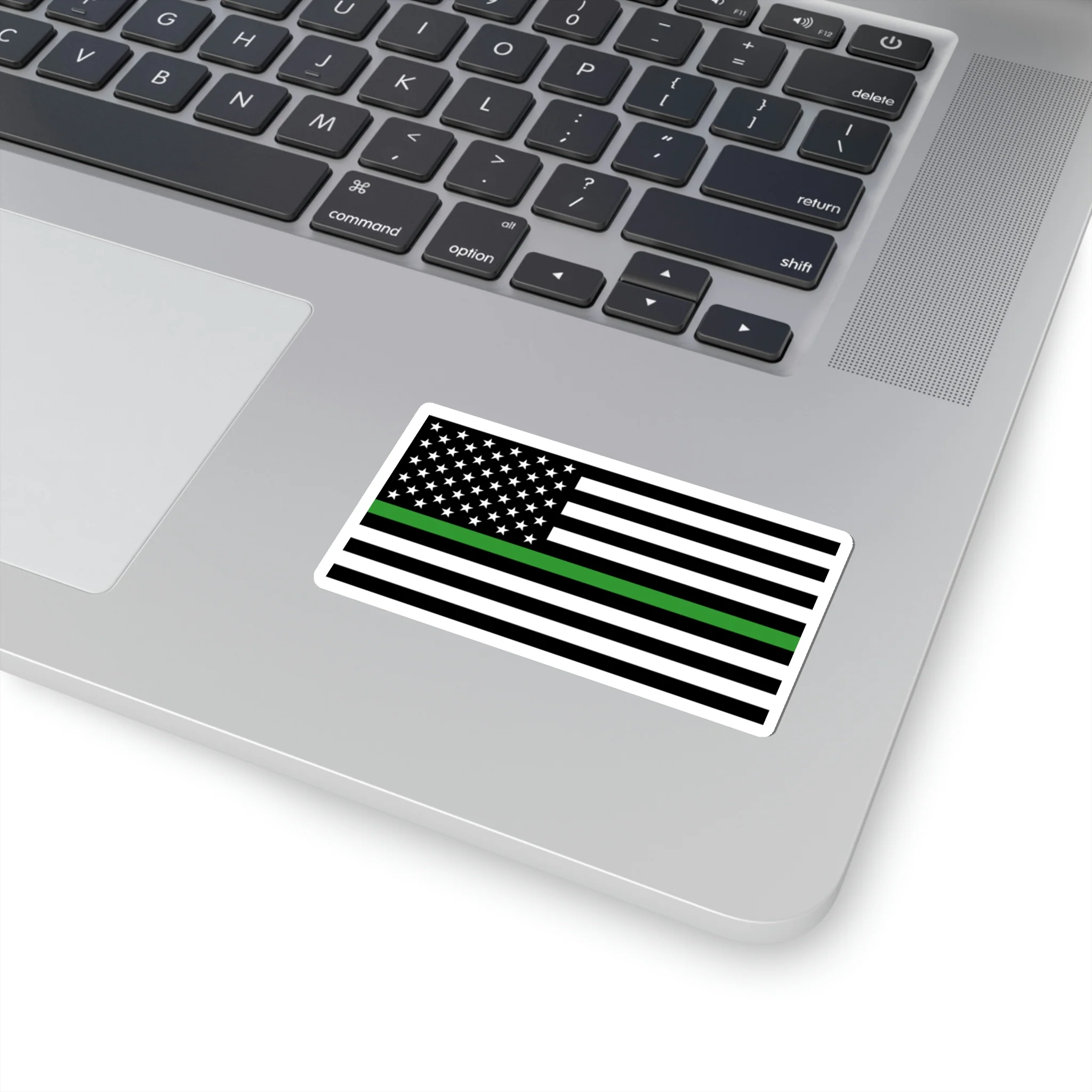 Thin Green Line Flag Sticker - Image 11