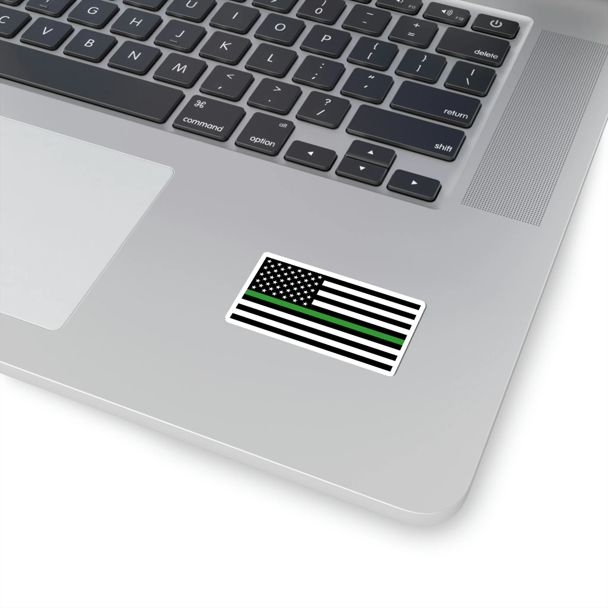 Thin Green Line Flag Sticker - Image 3