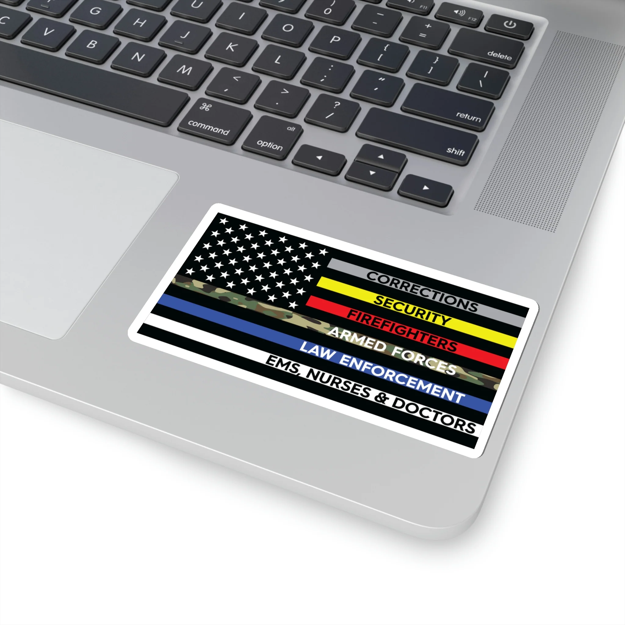 Thin Line USA Flag™ Sticker - Image 16