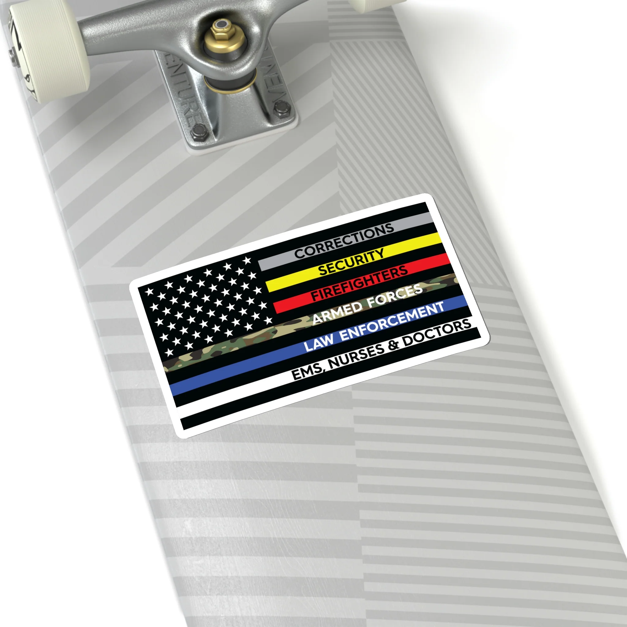 Thin Line USA Flag™ Sticker - Image 21