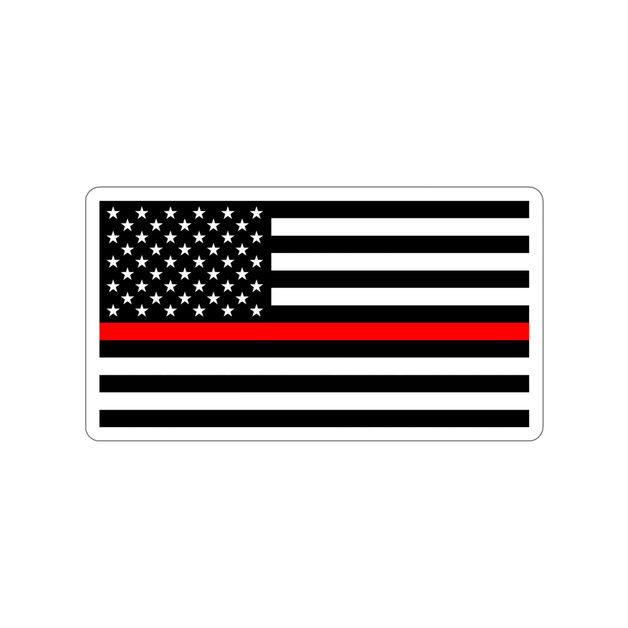 Thin Red Line Flag Decal (indoor and outdoor use) - Image 16