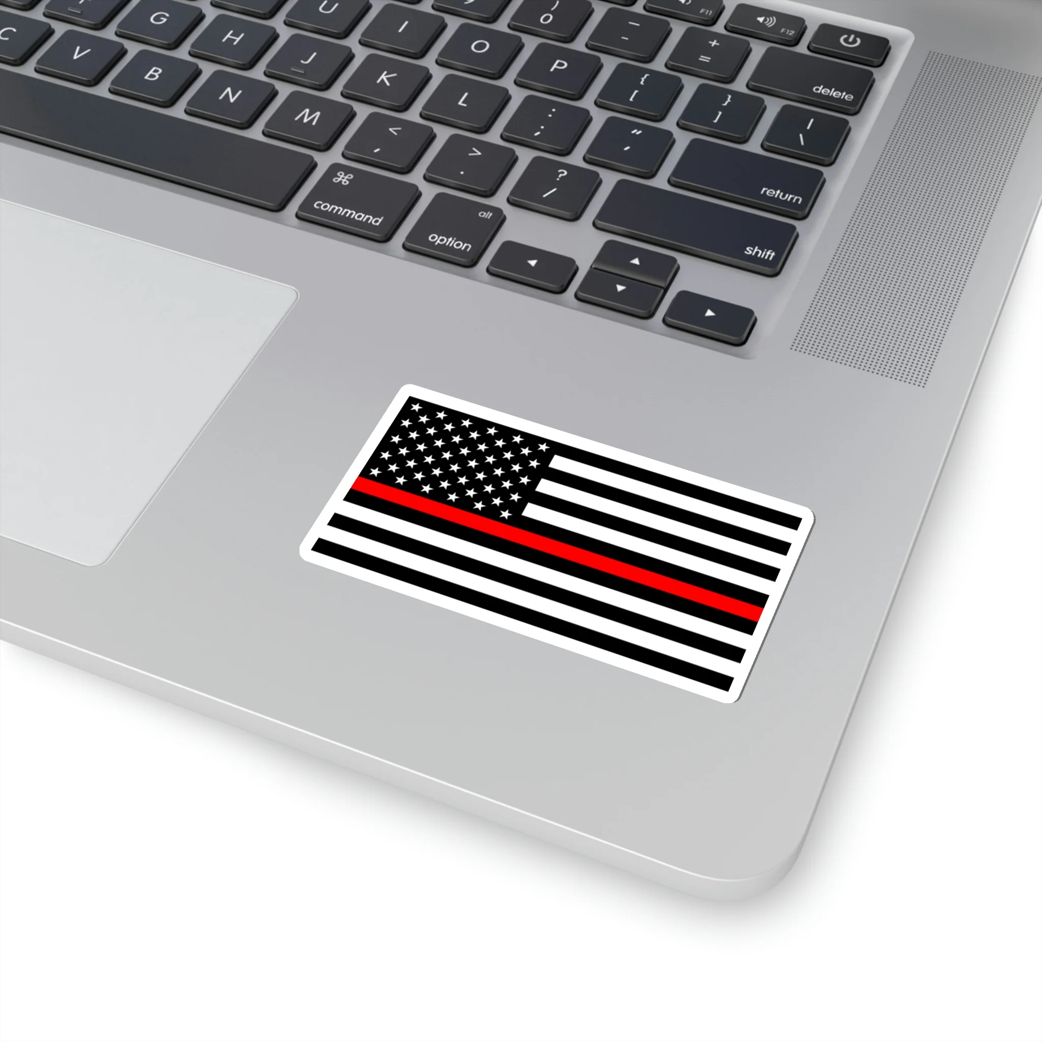 Thin Red Line Flag Sticker - Image 11