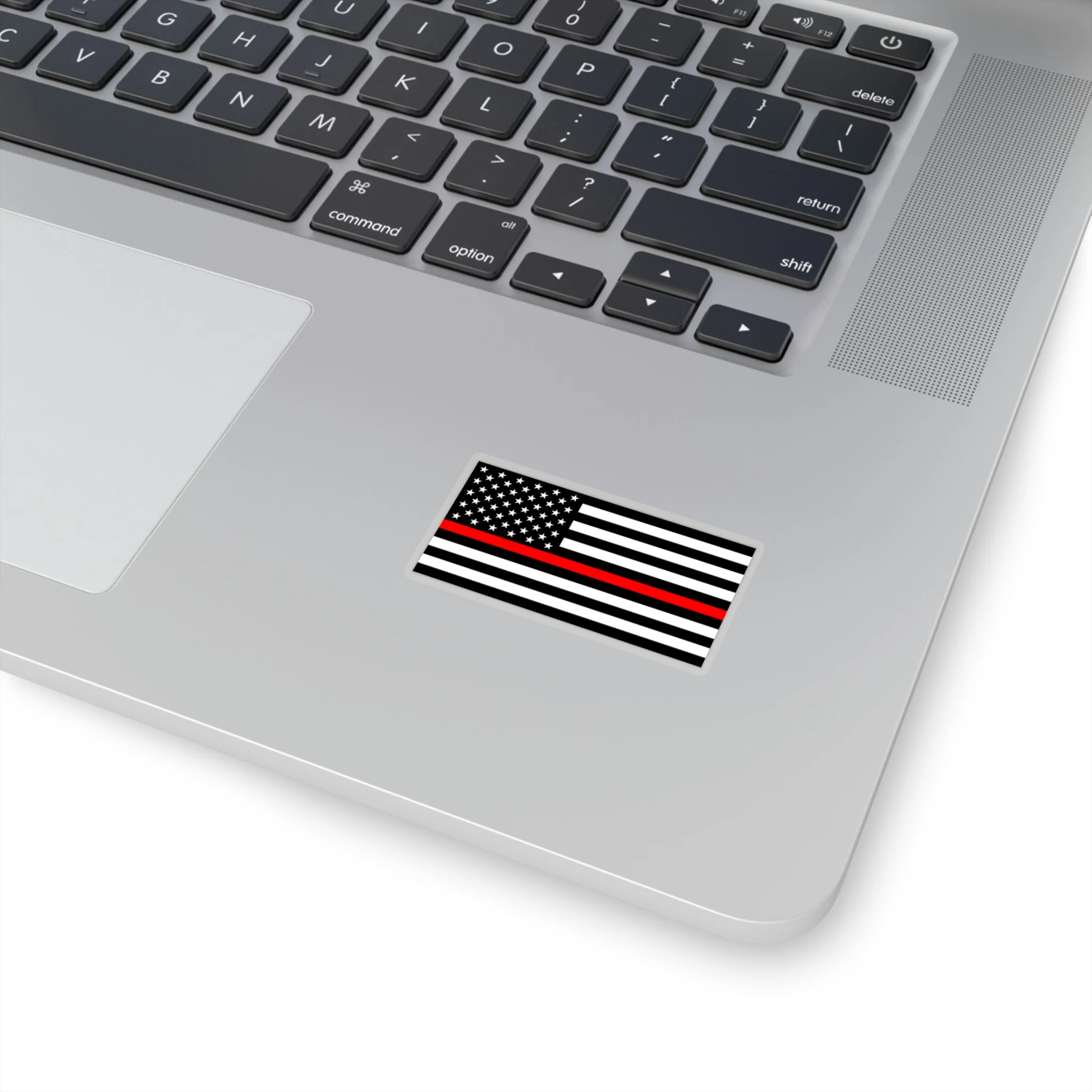 Thin Red Line Flag Sticker - Image 6