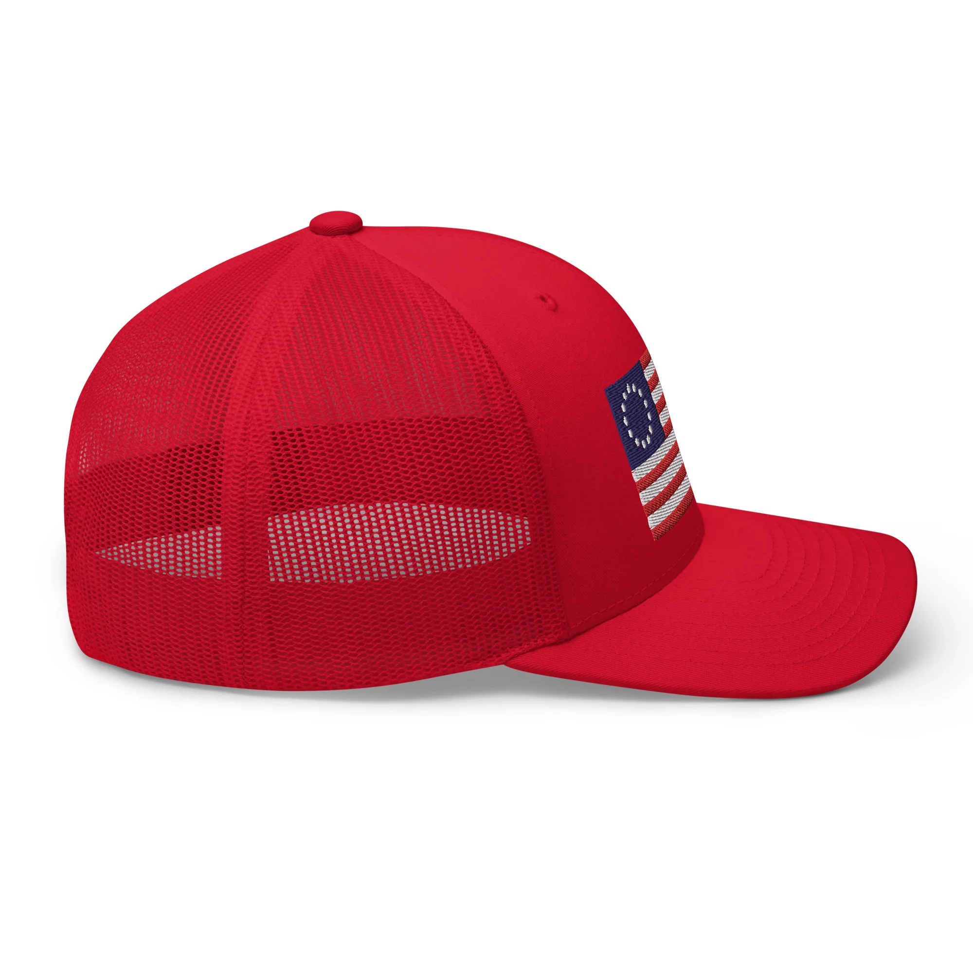 Trucker Cap Betsy Ross Flag (Embroidered Flag) - Image 29