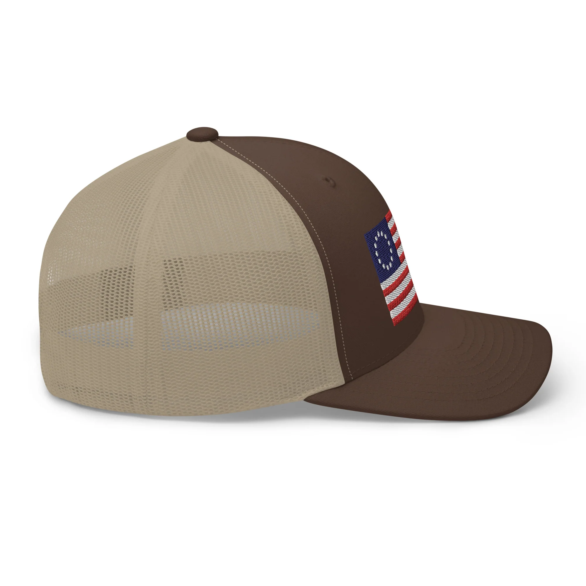 Trucker Cap Betsy Ross Flag (Embroidered Flag) - Image 35