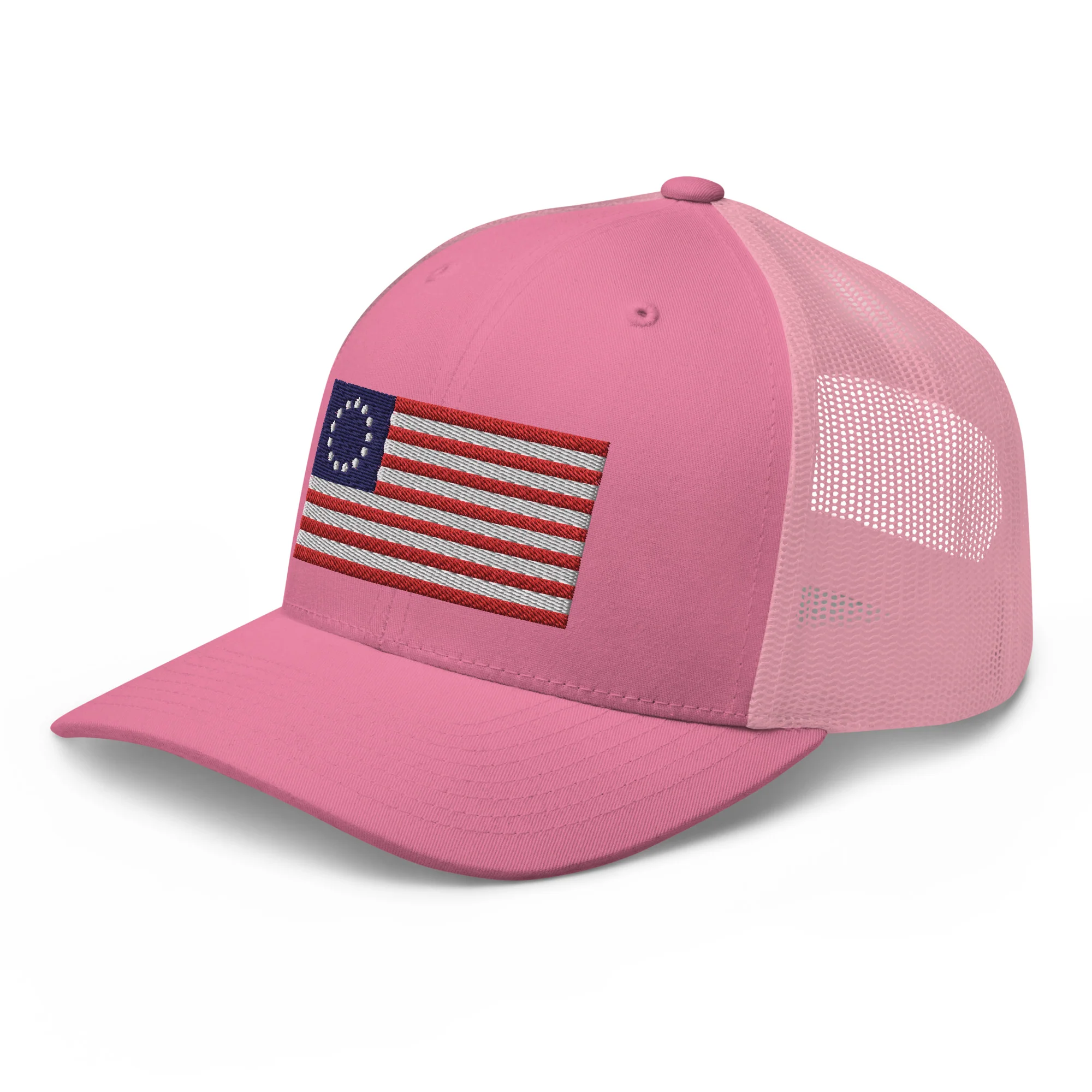 Trucker Cap Betsy Ross Flag (Embroidered Flag) - Image 46