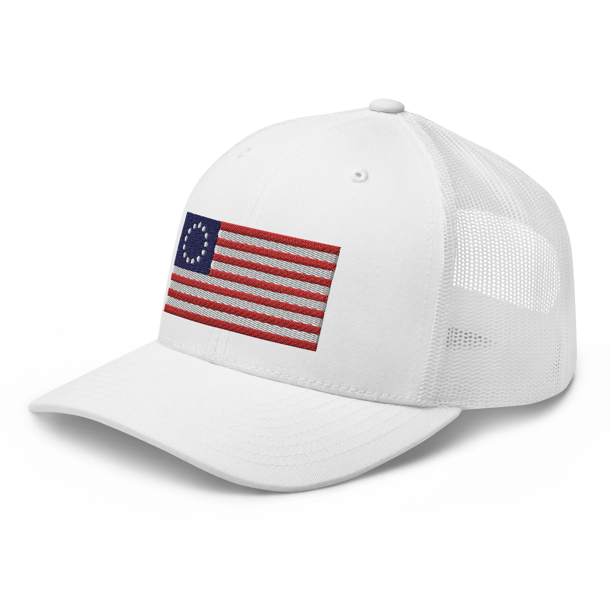 Trucker Cap Betsy Ross Flag (Embroidered Flag) - Image 58
