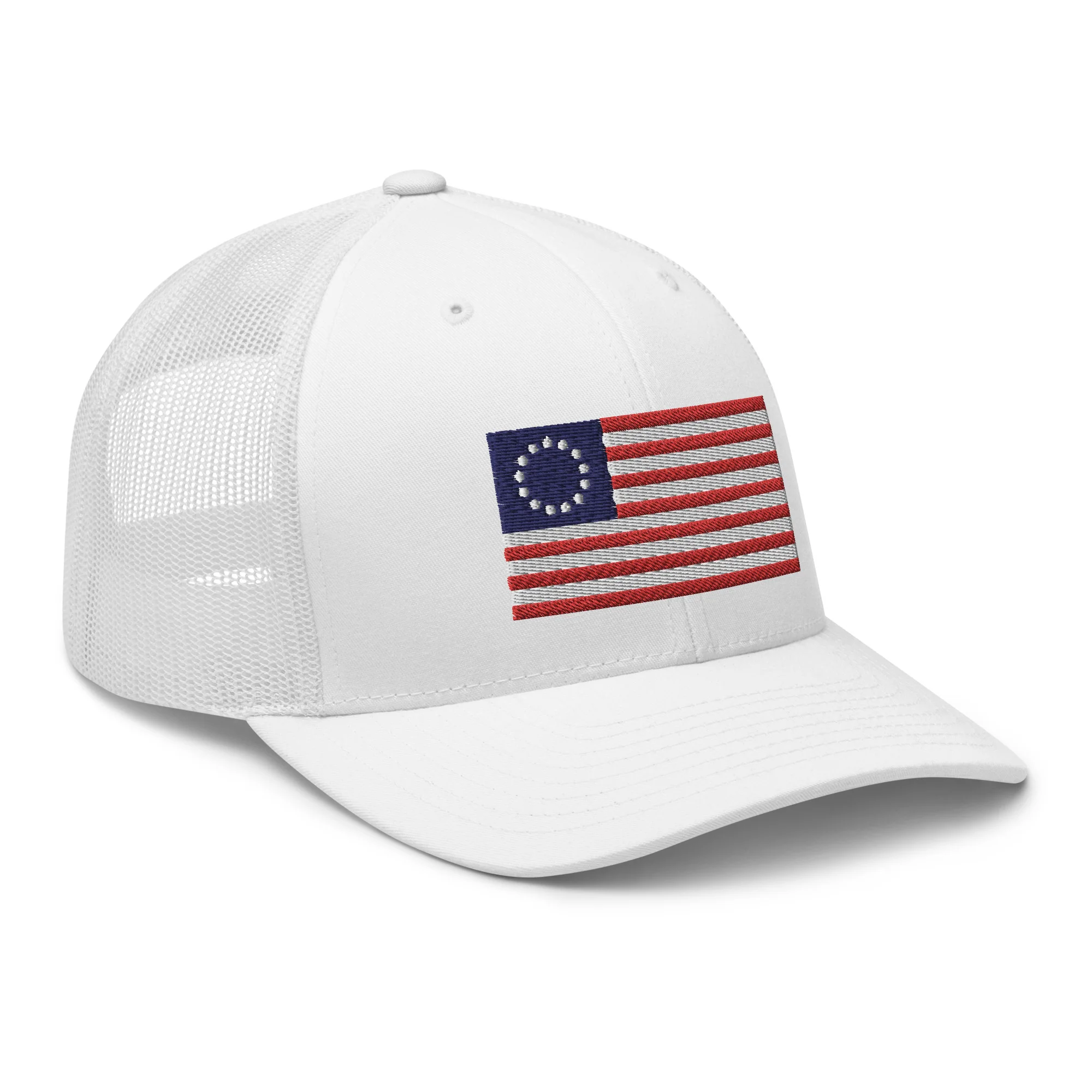 Trucker Cap Betsy Ross Flag (Embroidered Flag) - Image 60