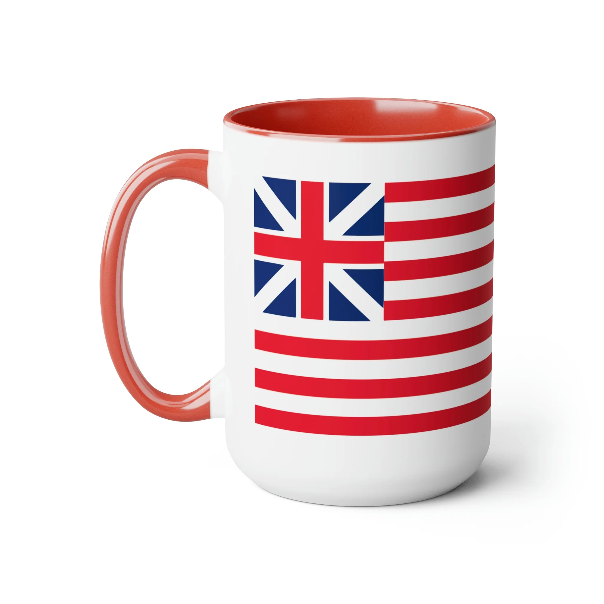 Two-Tone Grand Union Flag Coffee Mugs, 15oz - Image 21