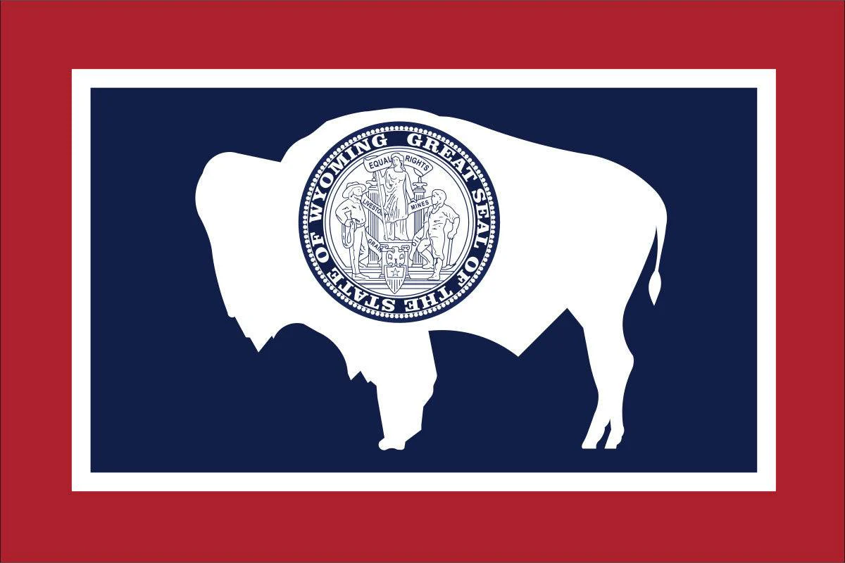Wyoming State Flag Made in USA – Heavy Duty Nylon - Image 2